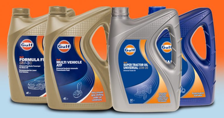 Gulf oleje samochodowe, dla rolnictwa, oleje przekładniowe i hydrauliczne